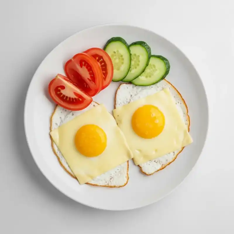 Sahanda Yumurta Peynirli